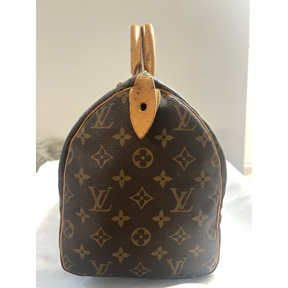 Authentic Louis Vuitton Monogram Speedy 30 Vintage 1997 SP0987 Top Handle Bag - Picture 4 of 15
